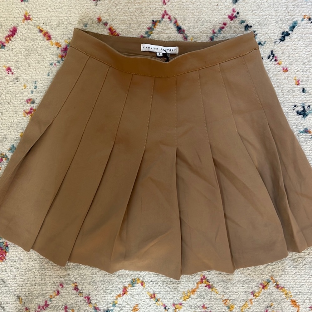 English Factory Simone Pleated Skort